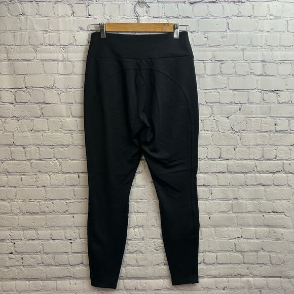 Athleta Black Headlands Hybrid Moto Tights Small Activewear Riding Biker Stretch - Picture 4 of 8